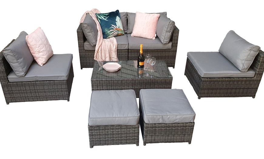 Image 5: Crystal Modular Sofa Set