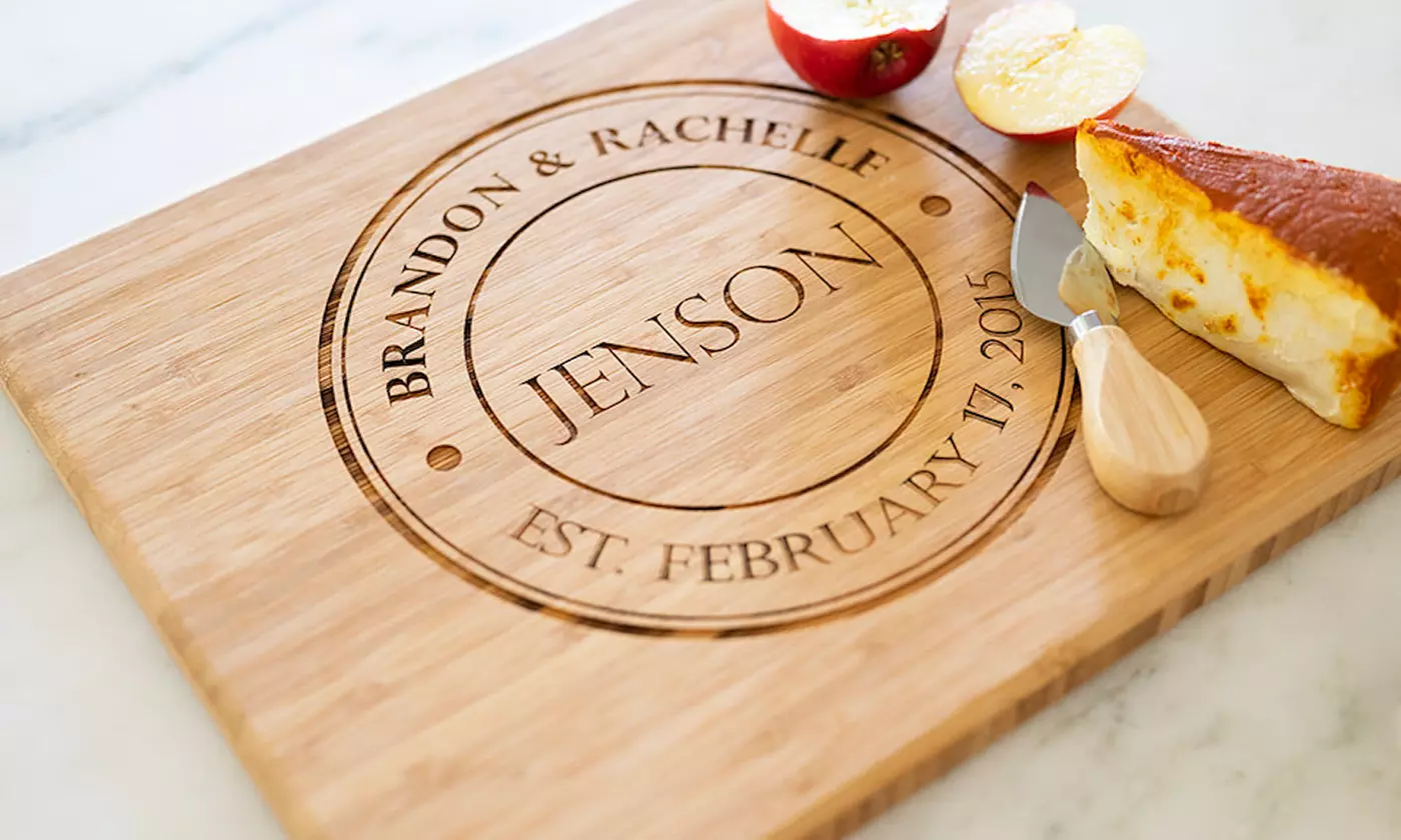 One, Two, Three, Four, or Five Personalized Cutting Boards from Qualtry (Up to 60% Off) - Primary Image