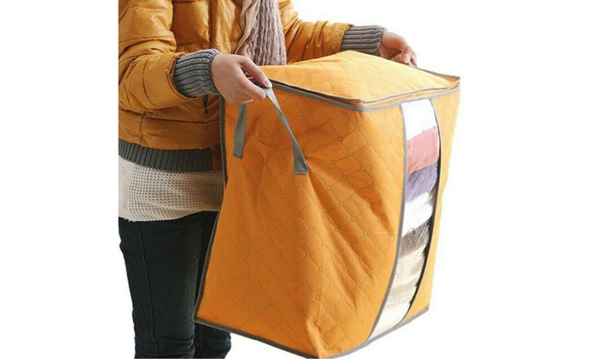 Image 21: Anti Dust Large Storage Bag Clothes Quilt Blanket Storage Sort Home Organizer