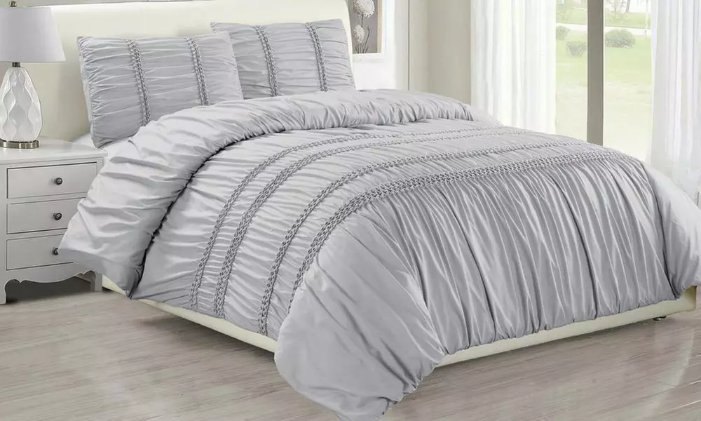 Kensie Embellished 2 and 3 Piece Duvet Cover Sets Multiple Styles - Primary Image