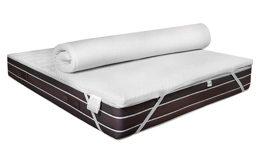 Image 1: Surmatelas à mémoire de forme frais