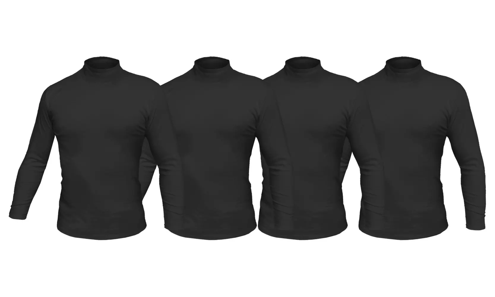 4er-Pack Liabel Herren-Langarmshirt