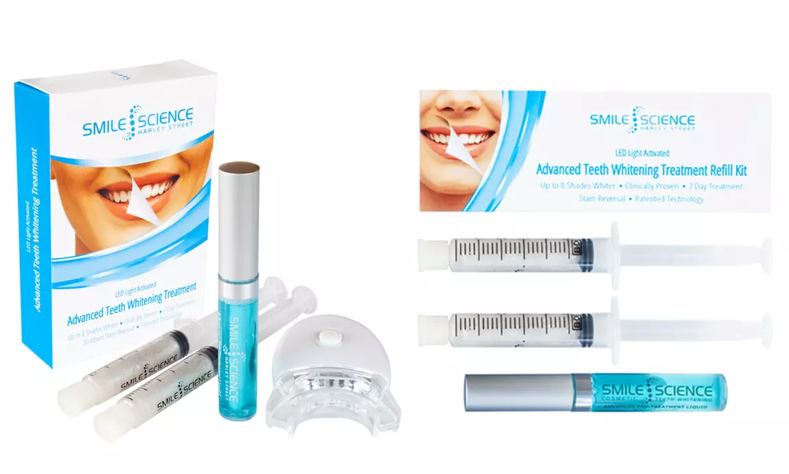 Smile Science 5-teiliges Zahnaufhellung-Advanced-Kit oder Nachfüllpack - Primary Image