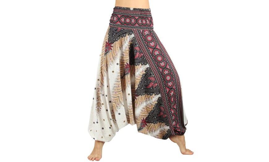 Image 5: Women's Printed Harem Trousers