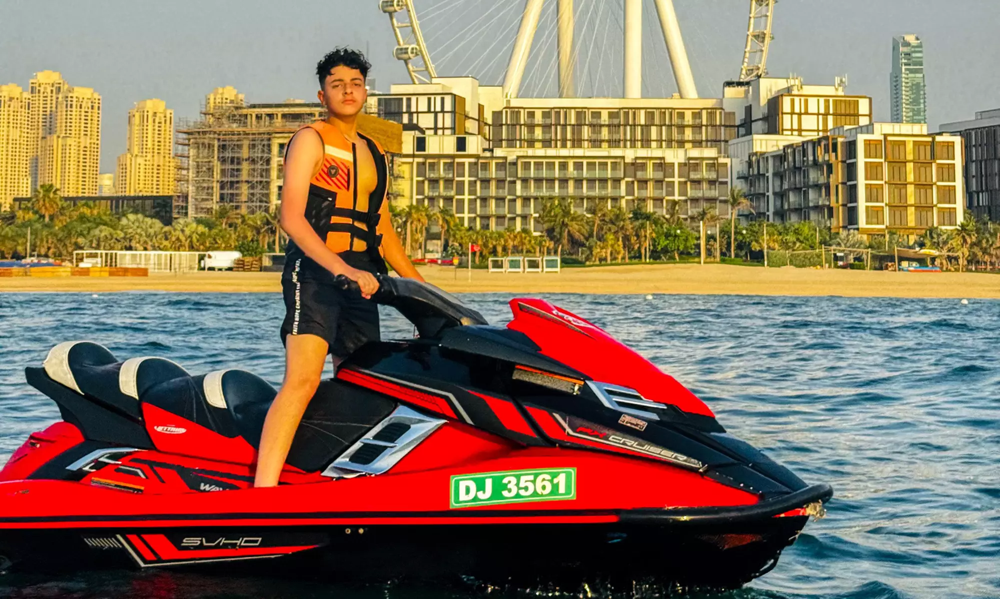 30, 45, or 60-Minute Jet Ski for Up To Two People at the Arabian Gulf