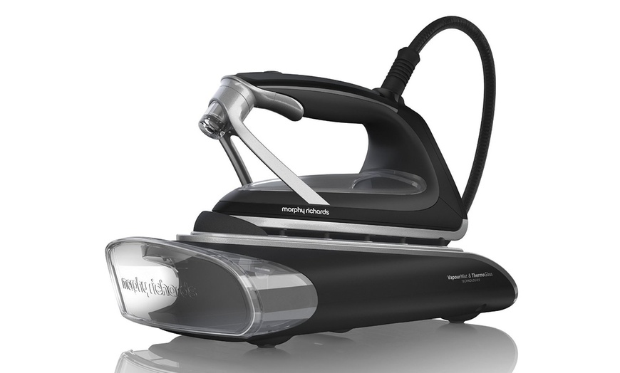 Image 1: Morphy Richards Vapour Glass Iron