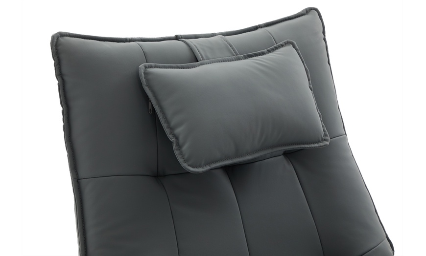 Image 8: Recliner Armchair with Footstool