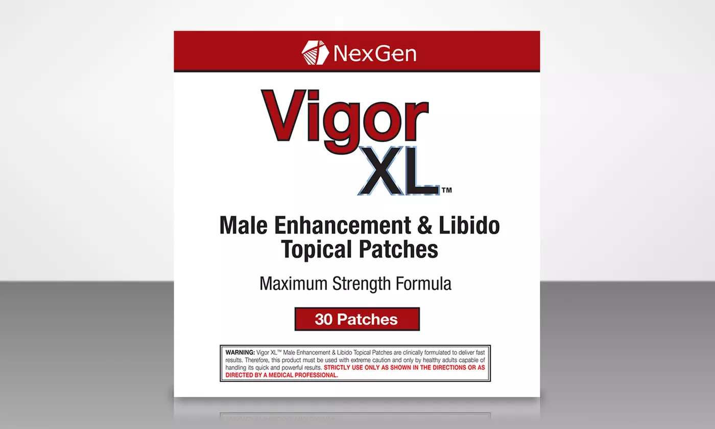 Vigor XL Male Enhancement & Libido Topical Patches (30-Count) - Primary Image
