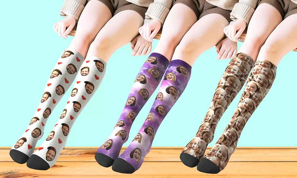 Up to 83% Off Custom Photo Socks from Justyling