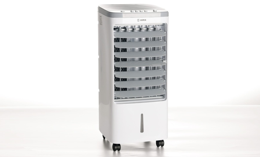 Image 2: Portable 4L Air Cooler with Adjustable Oscillation and Humidifier