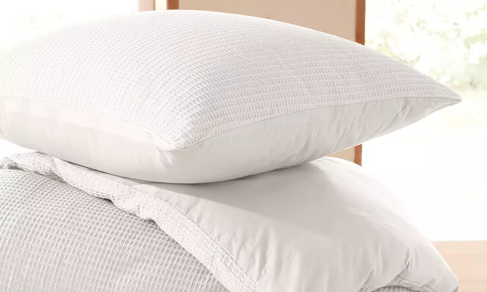 Honingraat katoenen dekbedovertrek set