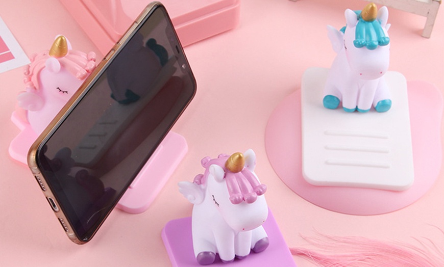 Image 1: Aquarius Unicorn Phone Holder 