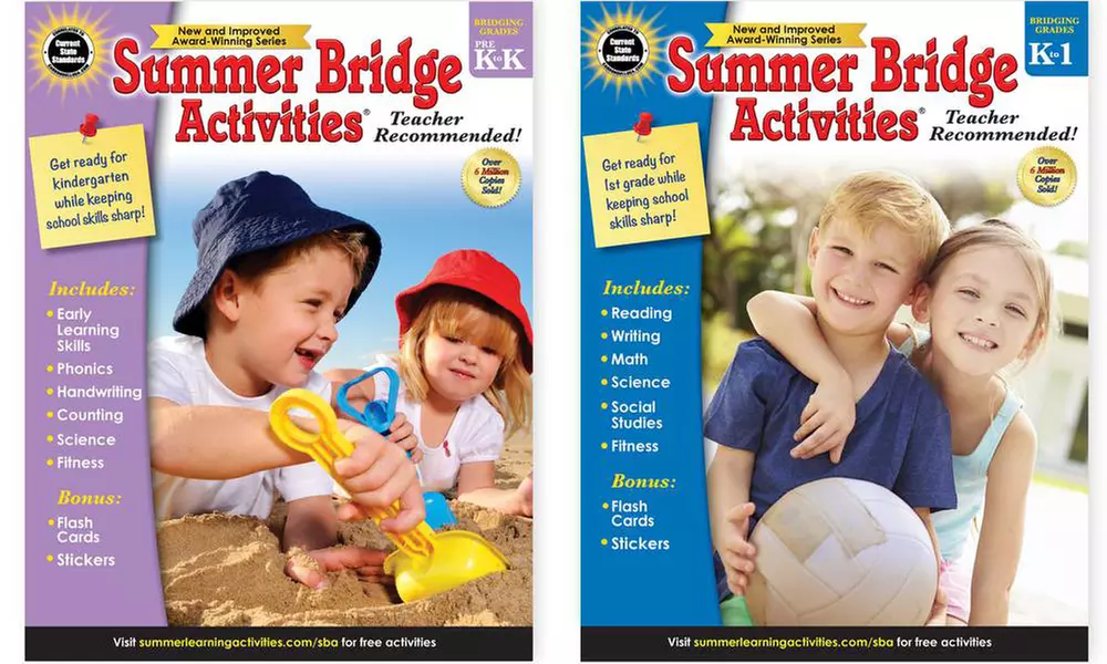 Summer Bridge Activities Workbooks for Grades Pre-K–8 - Primary Image