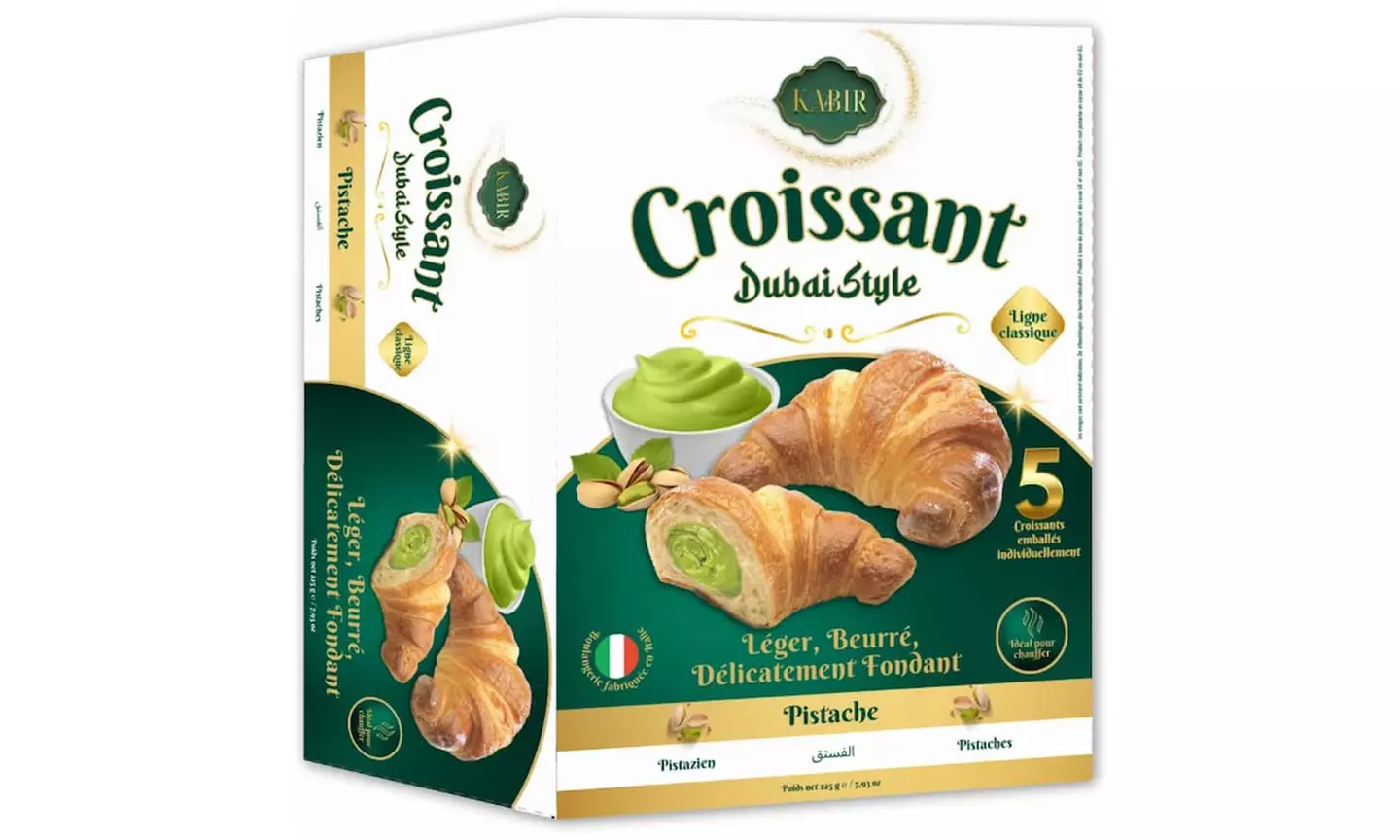 Luxe croissants Dubaï-stijl