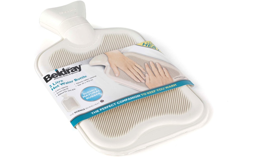 Image 6: Beldray Ribbed Hot Water Bottles