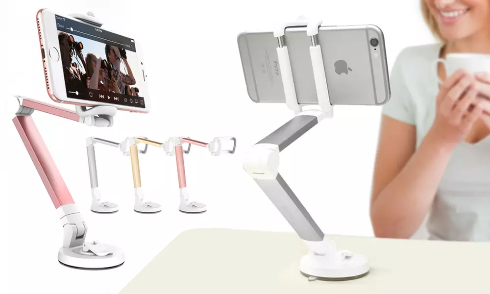 1 ou 2 supports de téléphone pivotants universels 360° pour bureau / voiture - Primary Image