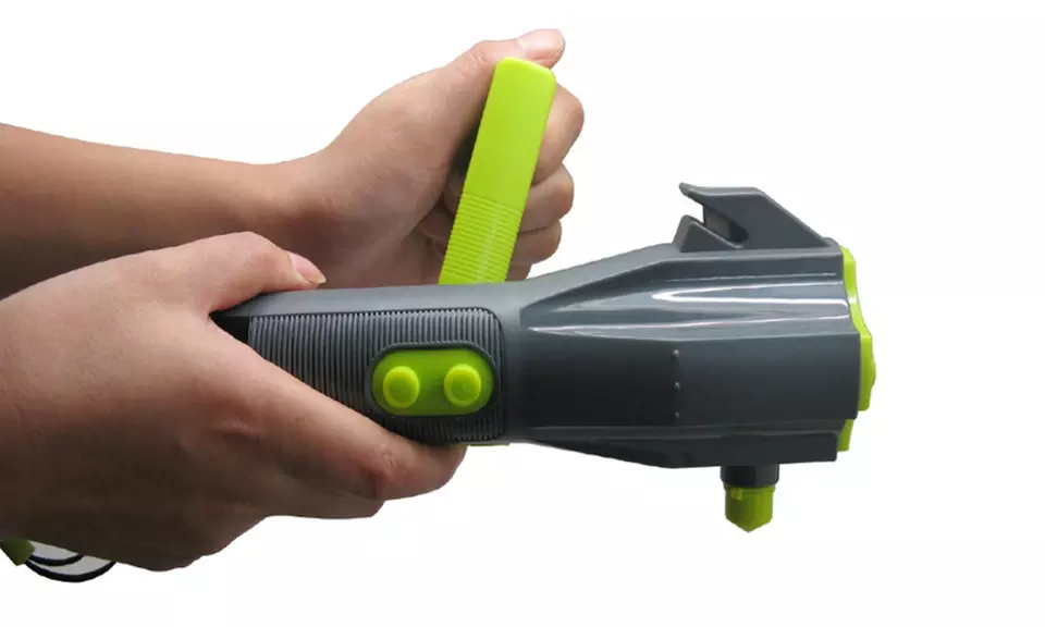 8-in-1 Multi-Use Waterproof Dynamo Emergency Flashlight with Hammer - Second Medium