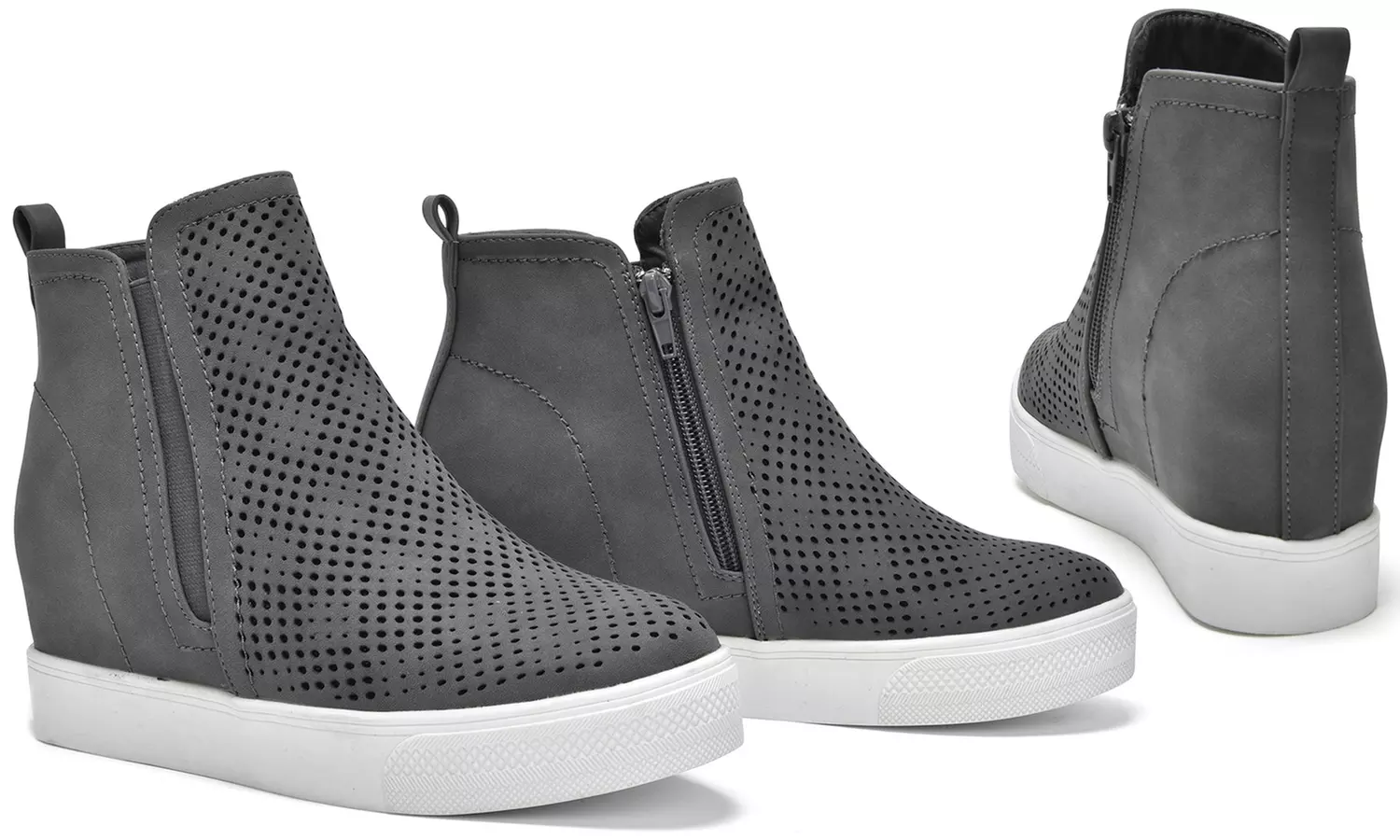 Olive Street Yasmin Hidden Wedge Sneaker (Up to Size 11) | Groupon Exclusive - Second Medium