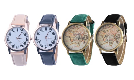 Orologio Be-Jewels disponibile nel modello Travel o Cats in vari colori