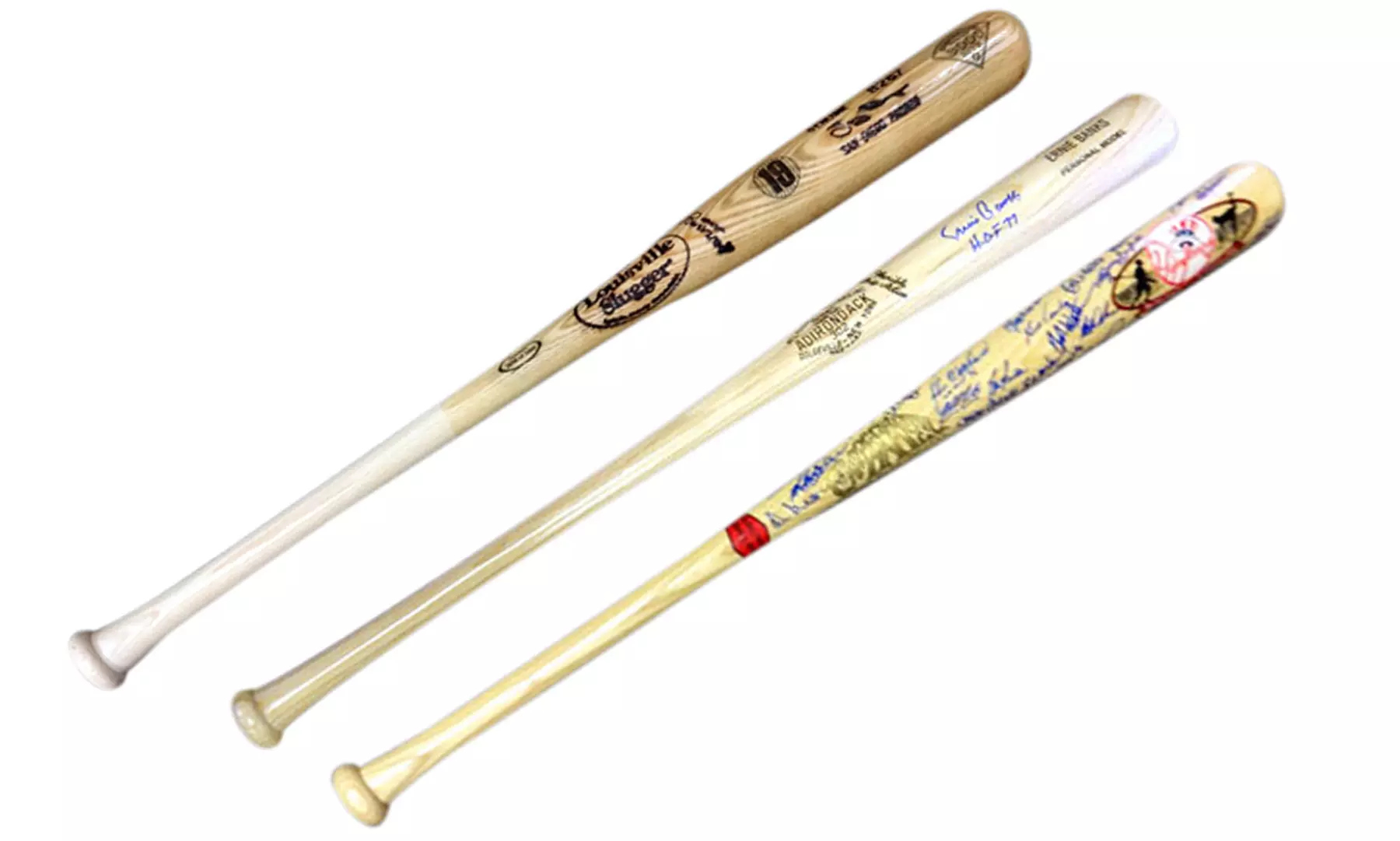 MLB Autographed Baseball Bats with Certificate of Authenticity - Primary Image