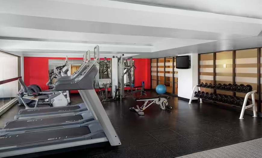 Image 17: Modern 4-Star Stay w/ Pool, Dining, & SNHU Arena Convenience