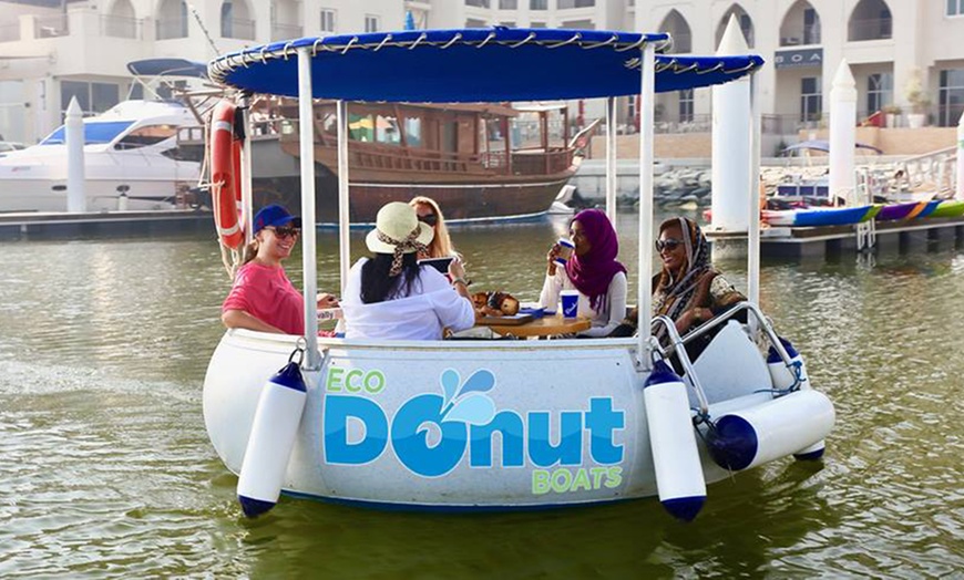 Image 1: Eco-Donut Boat Cruise for Six