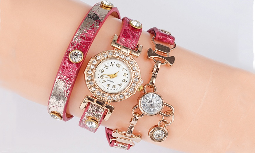 Image 5: Tiana Snake Wrap Watches