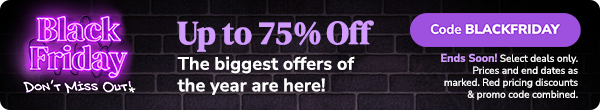 UP TO 75% OFF