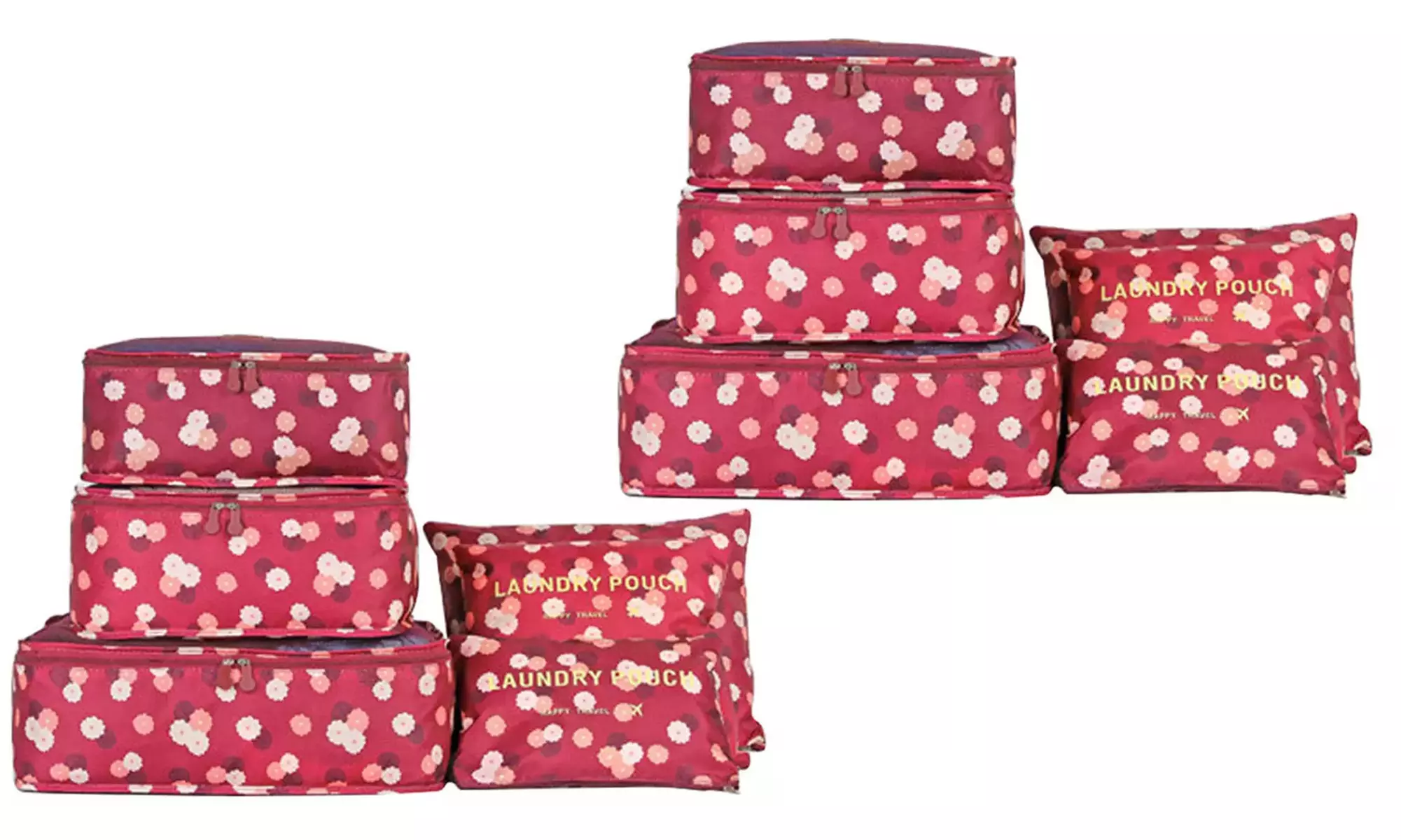 1x oder 2x 6er-Set Gepäck-Organizer