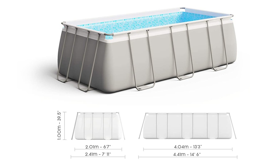 Image 9: Bestway Steel Frame Pool-Set mit Filterpumpe