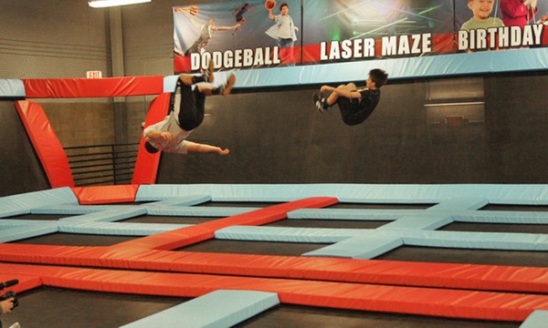 Launch trampoline park groupon best sale