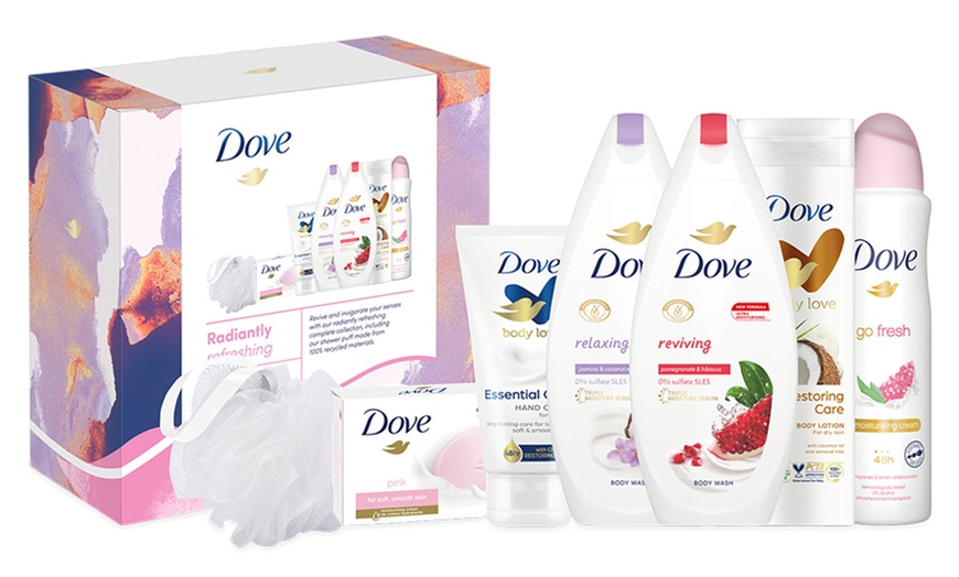 Image 1: Dove Body & Bath Radiantly Refreshing Complete Collection Gift Set