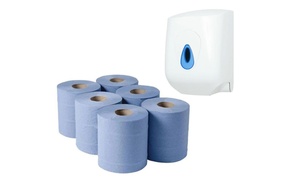 Up to 18 Rolls 150m 2-ply Centrefeed Paper Kitchen Towels