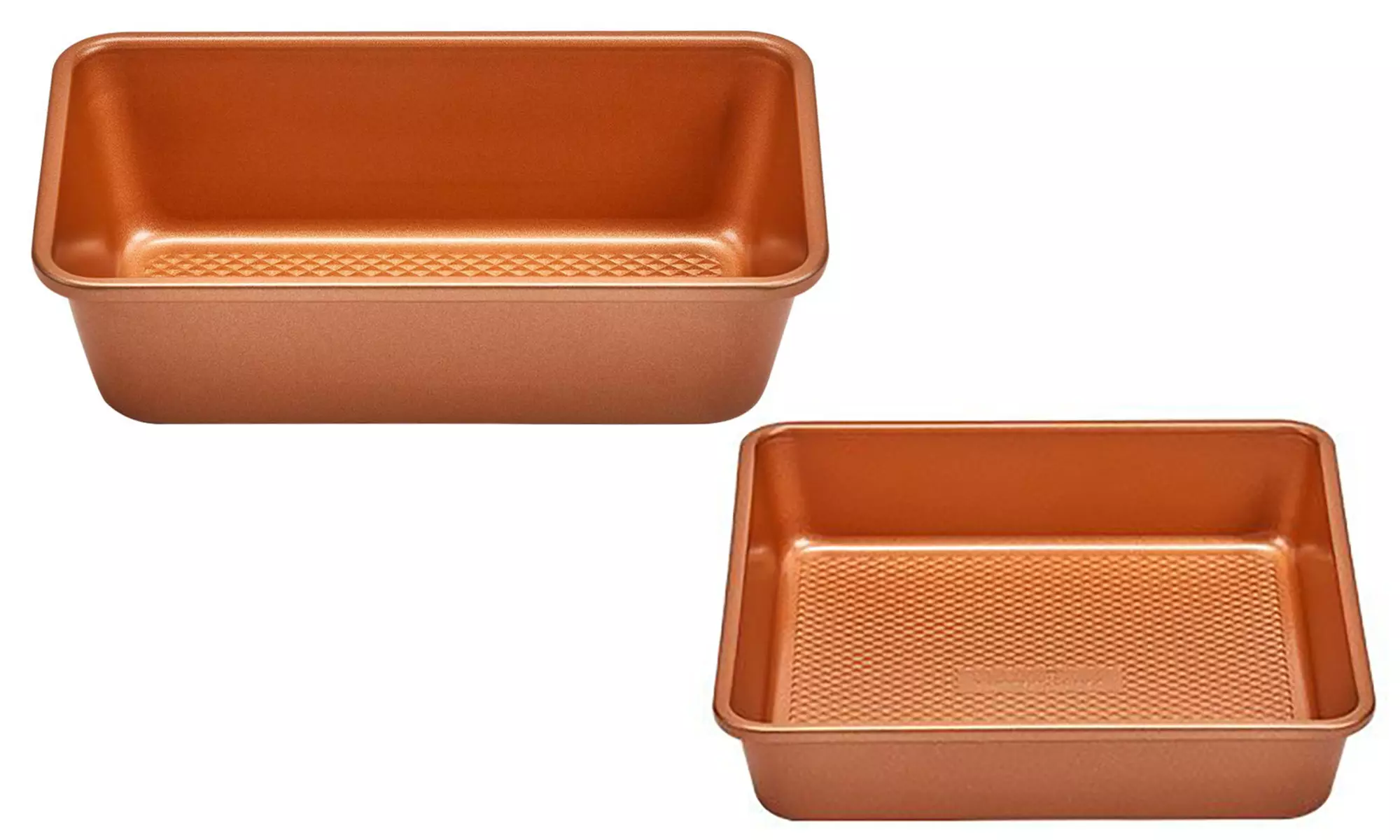 As Seen on TV: Copper Chef Diamond Loaf Pan or Cake Pan - Primary Image