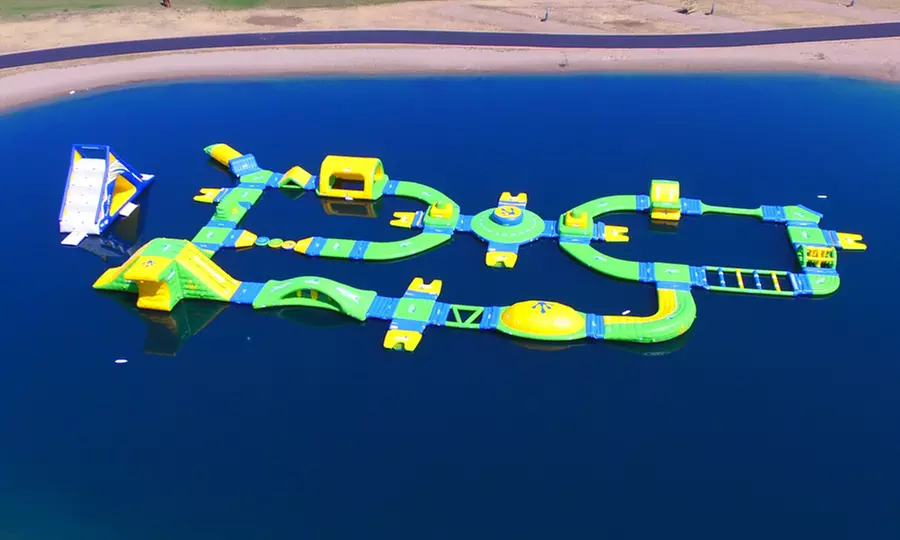 Inflatable Waterpark Admission for Two, Four, or Six People to Oasis Campground And Waterpark (Up to 42% Off) - Primary Image