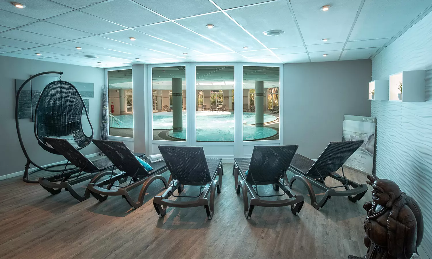 Accès à l’espace détente Thalasso les Issambres