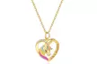 Un ou deux colliers avec pendentif en forme de coeur et licorne - Image 3