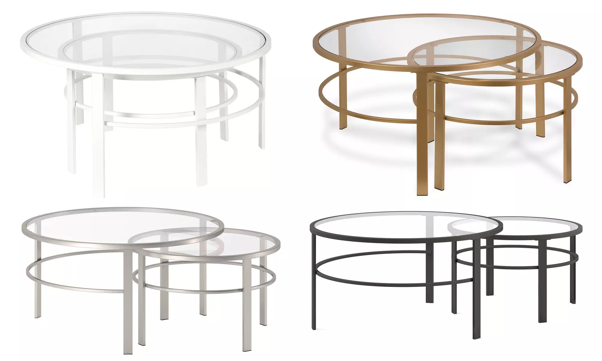 Gaia Nesting Round Coffee Table Set - Primary Image