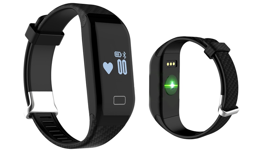 Image 2: Pulsera deportiva bluetooth con frecuencia cardíaca