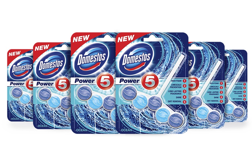 Image 5: Domestos Power 5 Rim Blocks 55g