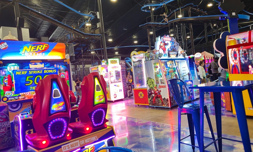 Image 8: Unleash Energy: One or Two All-Day Jump Pass & Arcade Fun for All Ages
