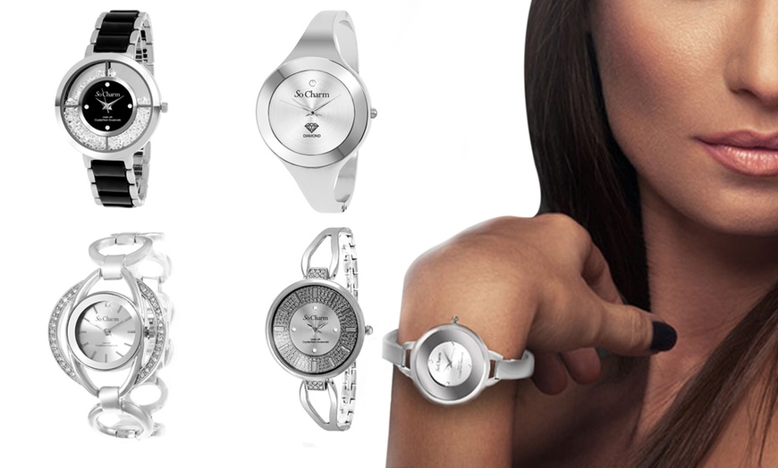 Image 2: Montres cristaux Swarovski® So Charm 