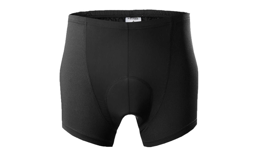 Image 3: Men's Padded Cycling Shorts