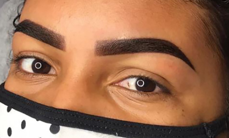 Image 1: Eyebrow microblading or Lip Blush at Blend Beauty Artisans