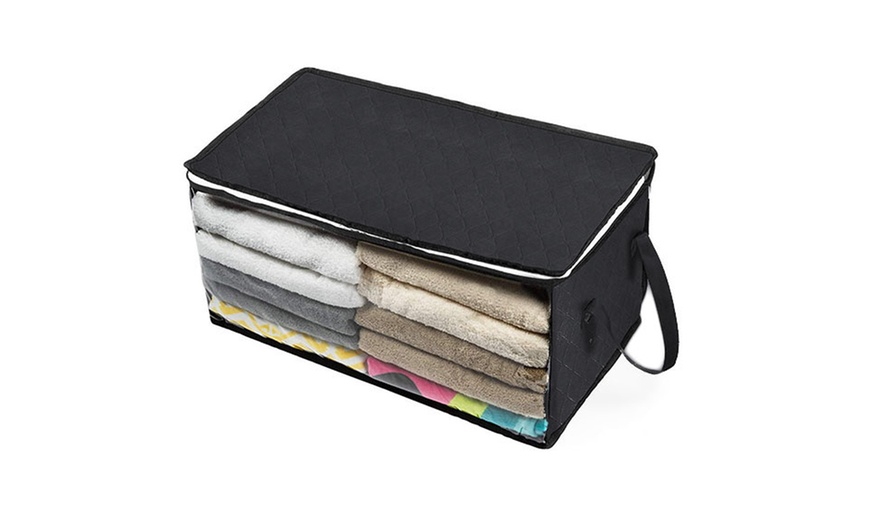 Image 7: Up to Four Clothes and Linen Storage Organiser Bags
