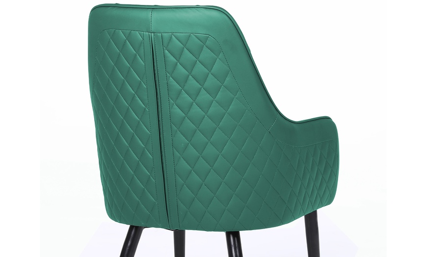 Image 4: Upholstered Dining Chairs Set