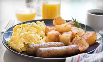 $12 for a Sunday Brunch for Two at The Water’s Edge Restaurant at Adrenaline Adventures ($25.98 Value) - Primary Image