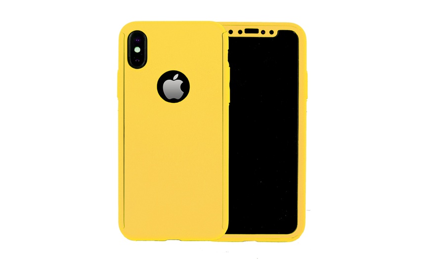 Image 12: 360 Case with Tempered Glass for iPhone