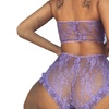 Image 6: Women Sexy Babydoll Lingerie Lace Pajama Set