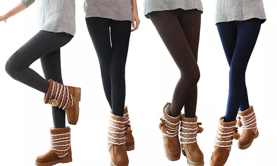 Lot de 5 leggings en polaire - Primary Image